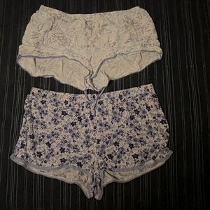 Two pairs of Pajama Shorts XL see description
